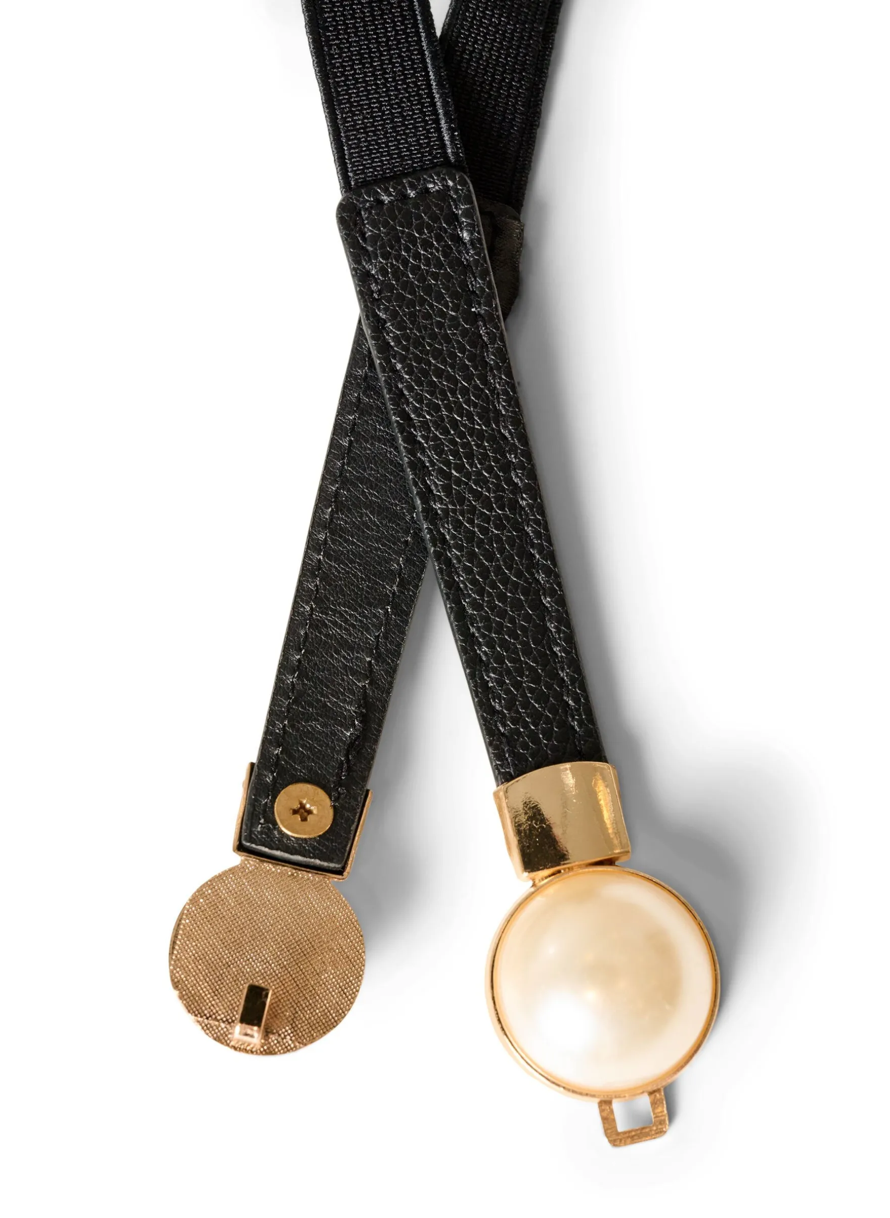 Elastischer Taillengürtel mit Perlendetails