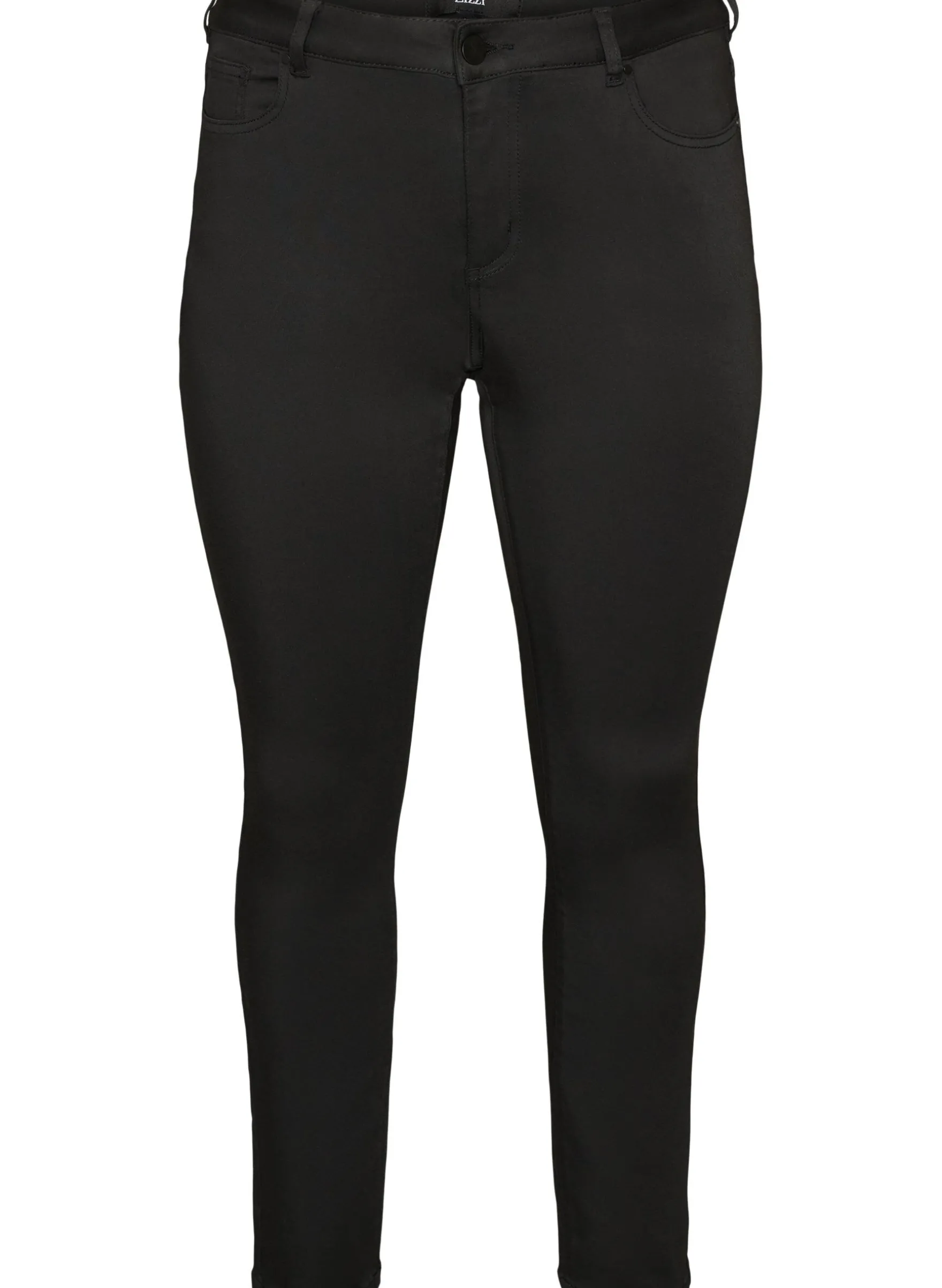 Emily Stay Black Jeans mit normaler Taille