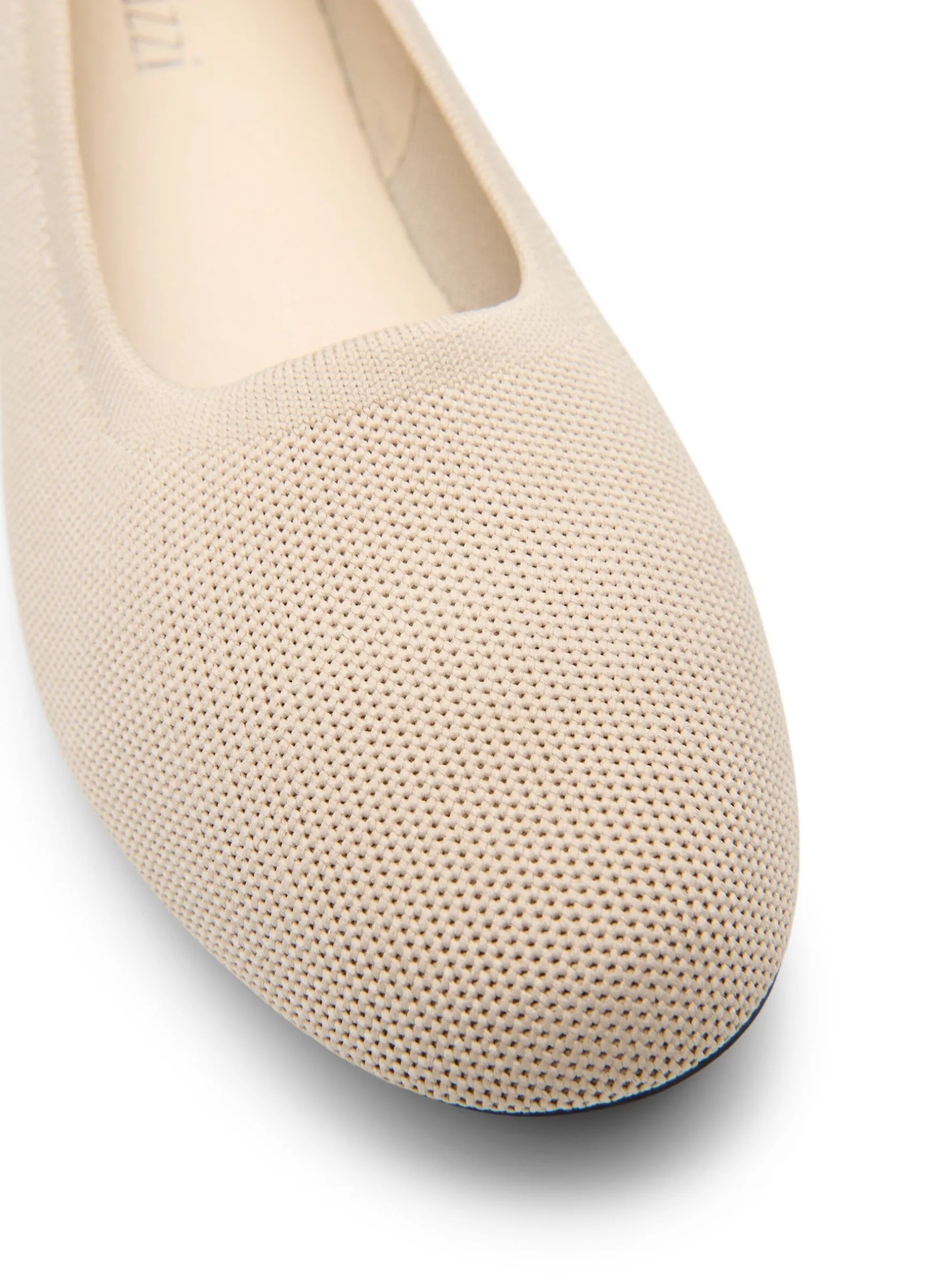 Extra Weite - Ballerinas aus fein strukturiertem Stoff