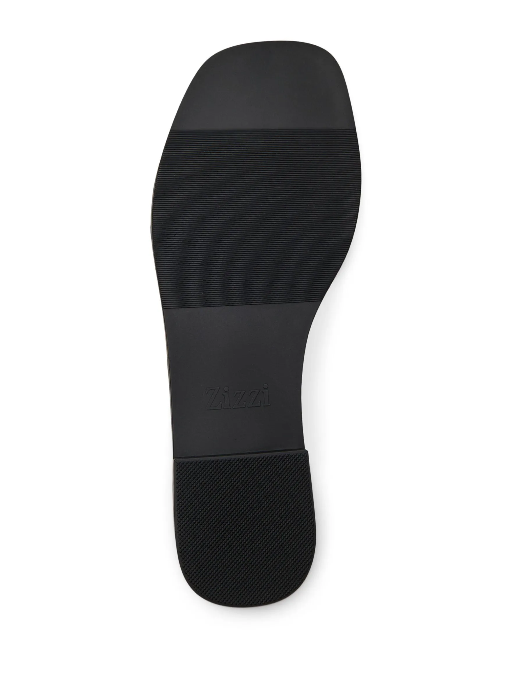 Extra Weite - Flache Sandalen mit gekreuzten Satinriemen