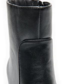 Extra Weite - Knöchelstiefel mit Blockabsatz