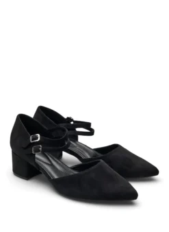 Extra Weite - Pumps mit doppelten Riemen