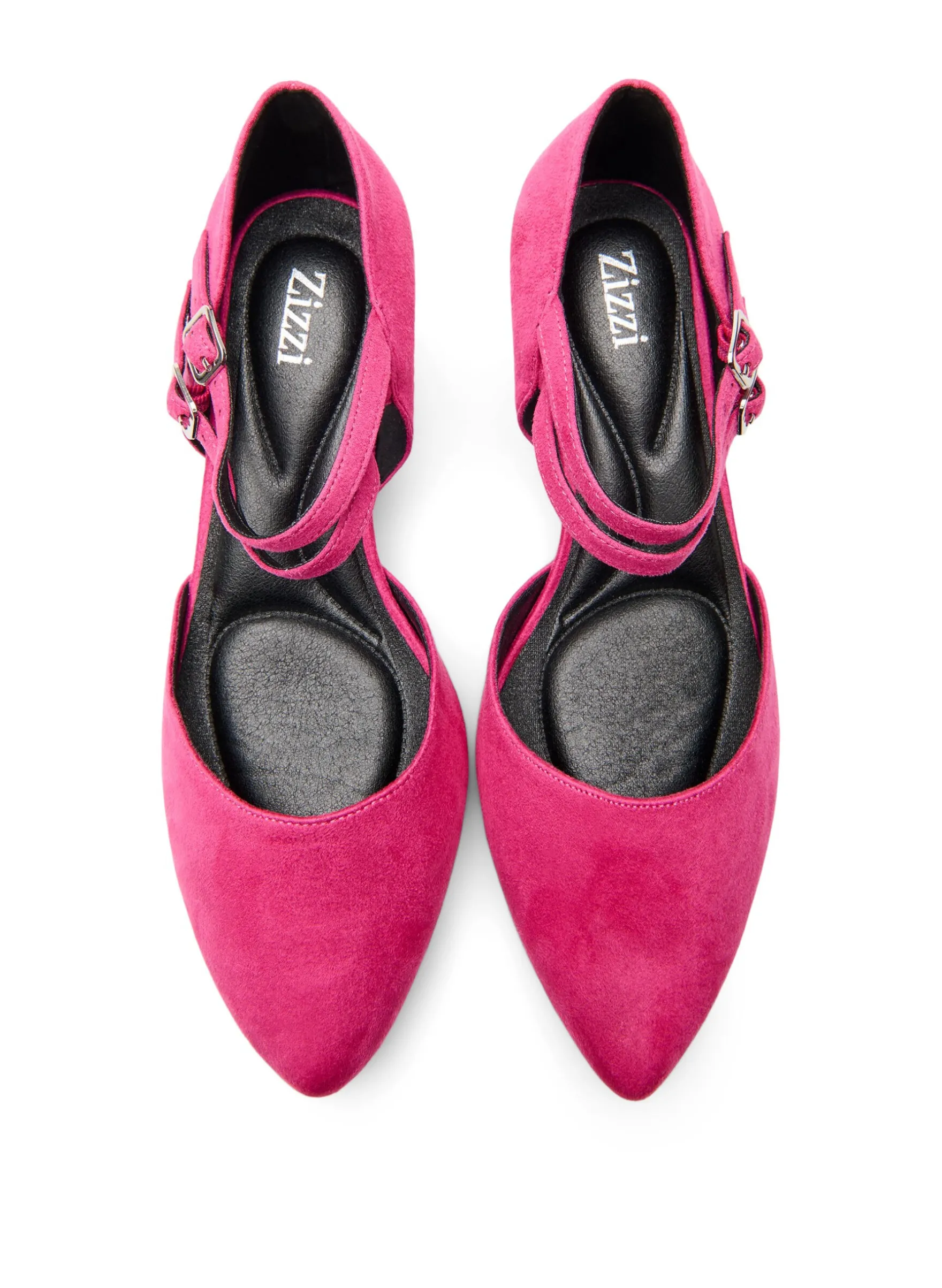 Extra Weite - Pumps mit doppelten Riemen
