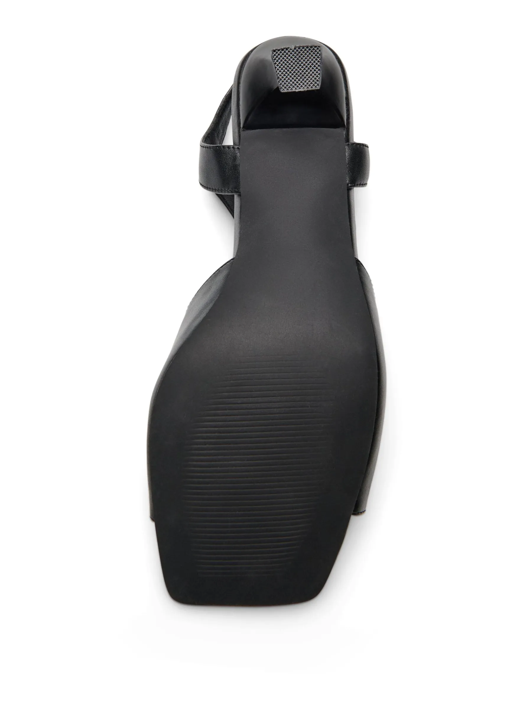 Extra Weite - Pumps mit offener Spitze und eckiger Zehenform