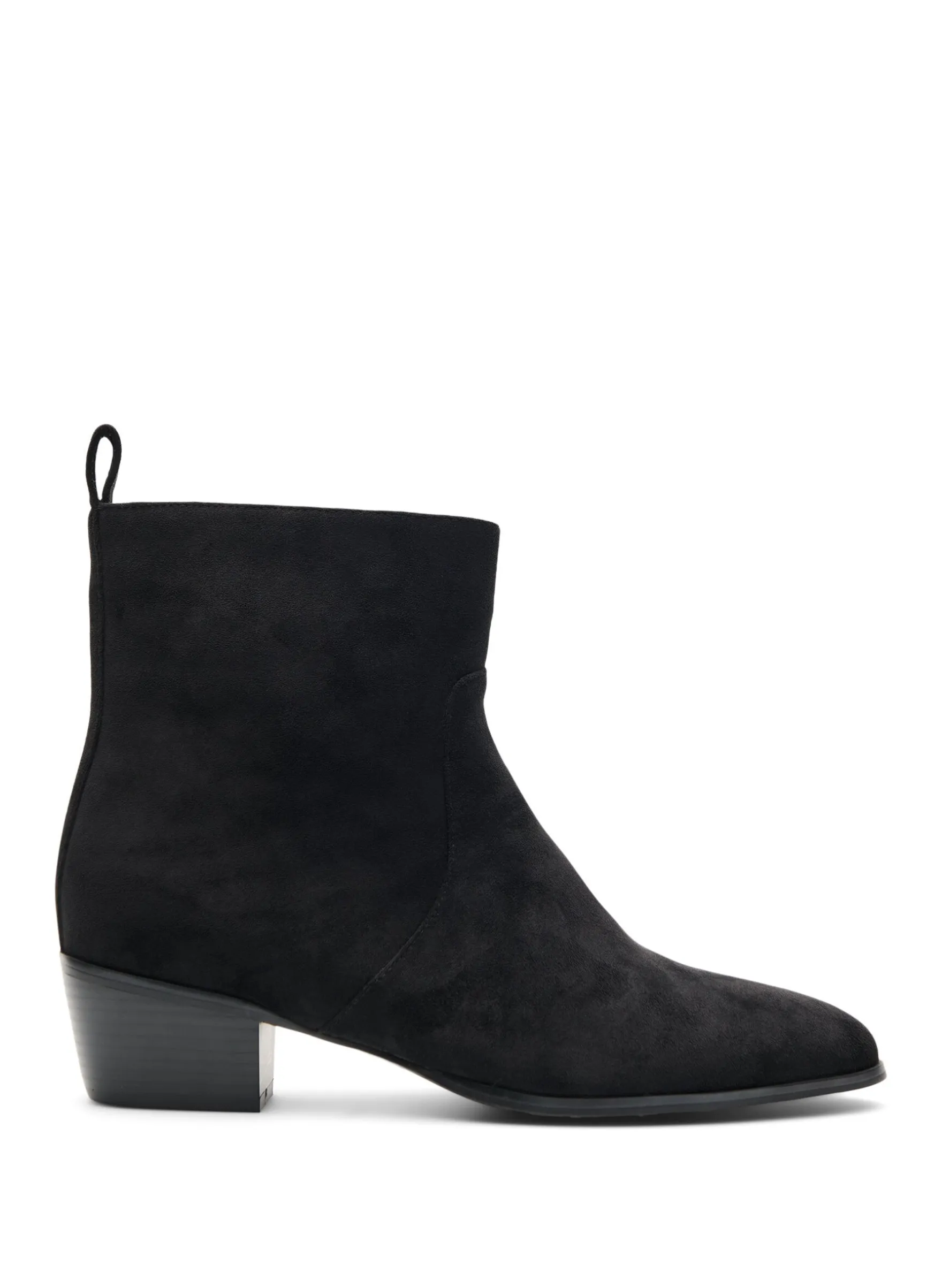 Extra Weiter - Langer Stiefel in Wildlederoptik mit abnehmbarem Schaft