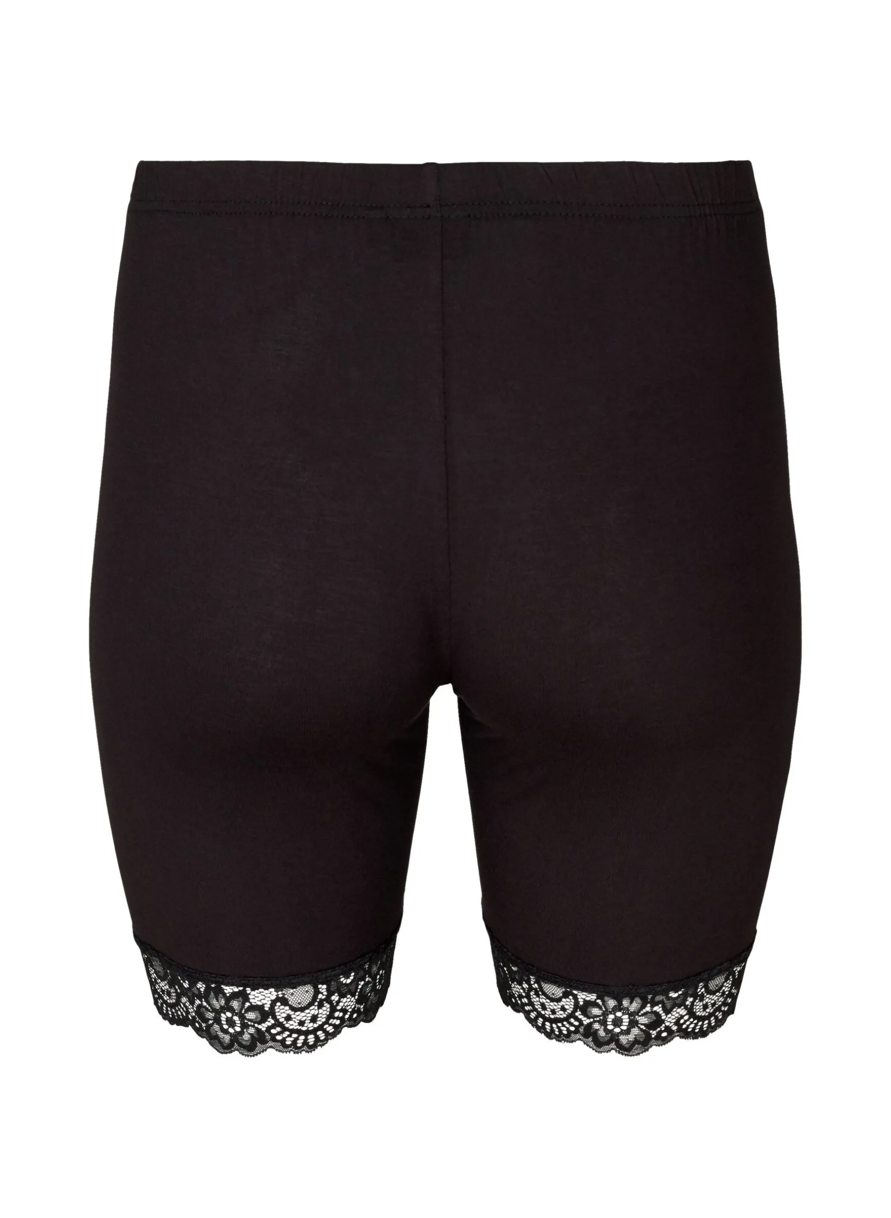 Fahrradshorts mit Spitzensaum