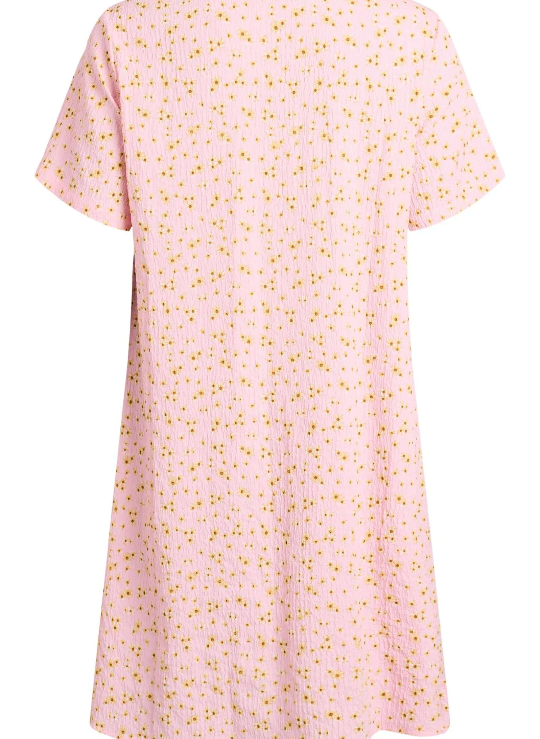 FLASH - Kleid mit kurzen Ärmeln und V-Ausschnitt