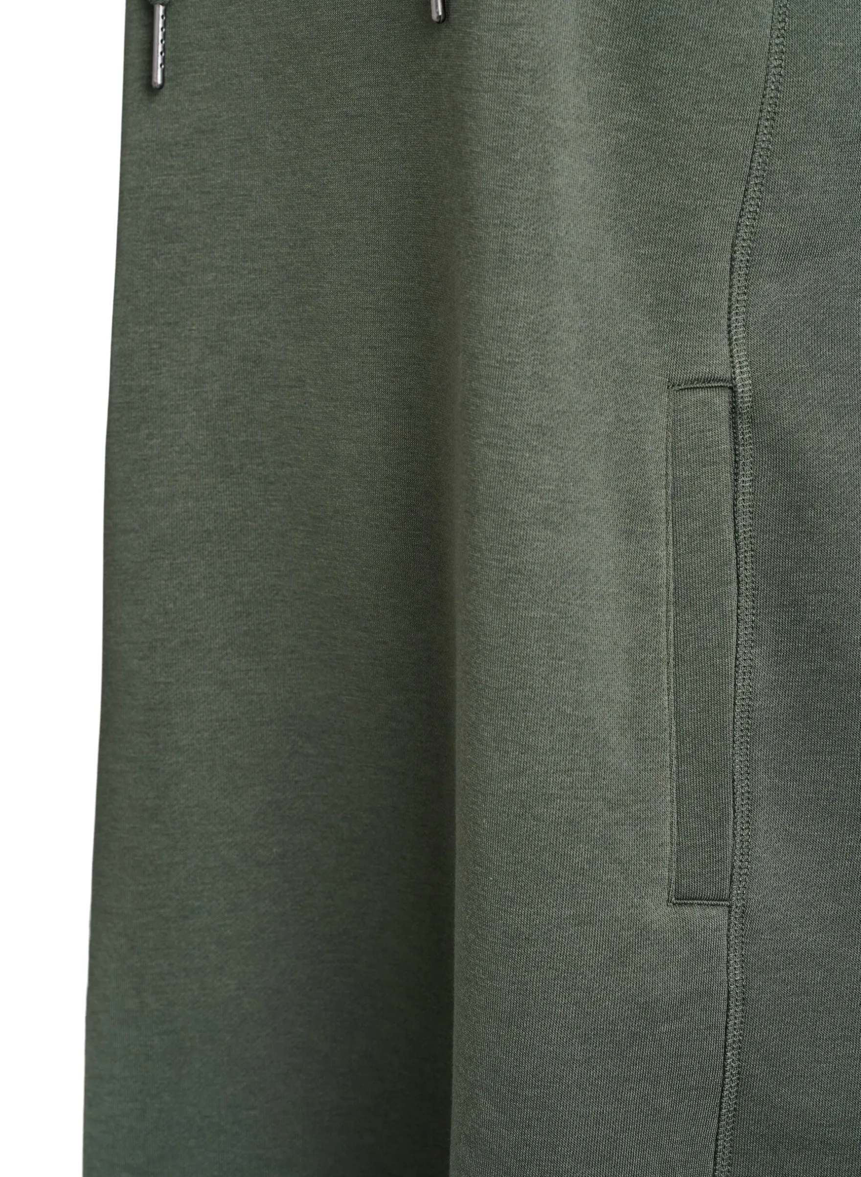 FLASH - Kurzes Sweatshirtkleid mit Stehkragen und Taschen