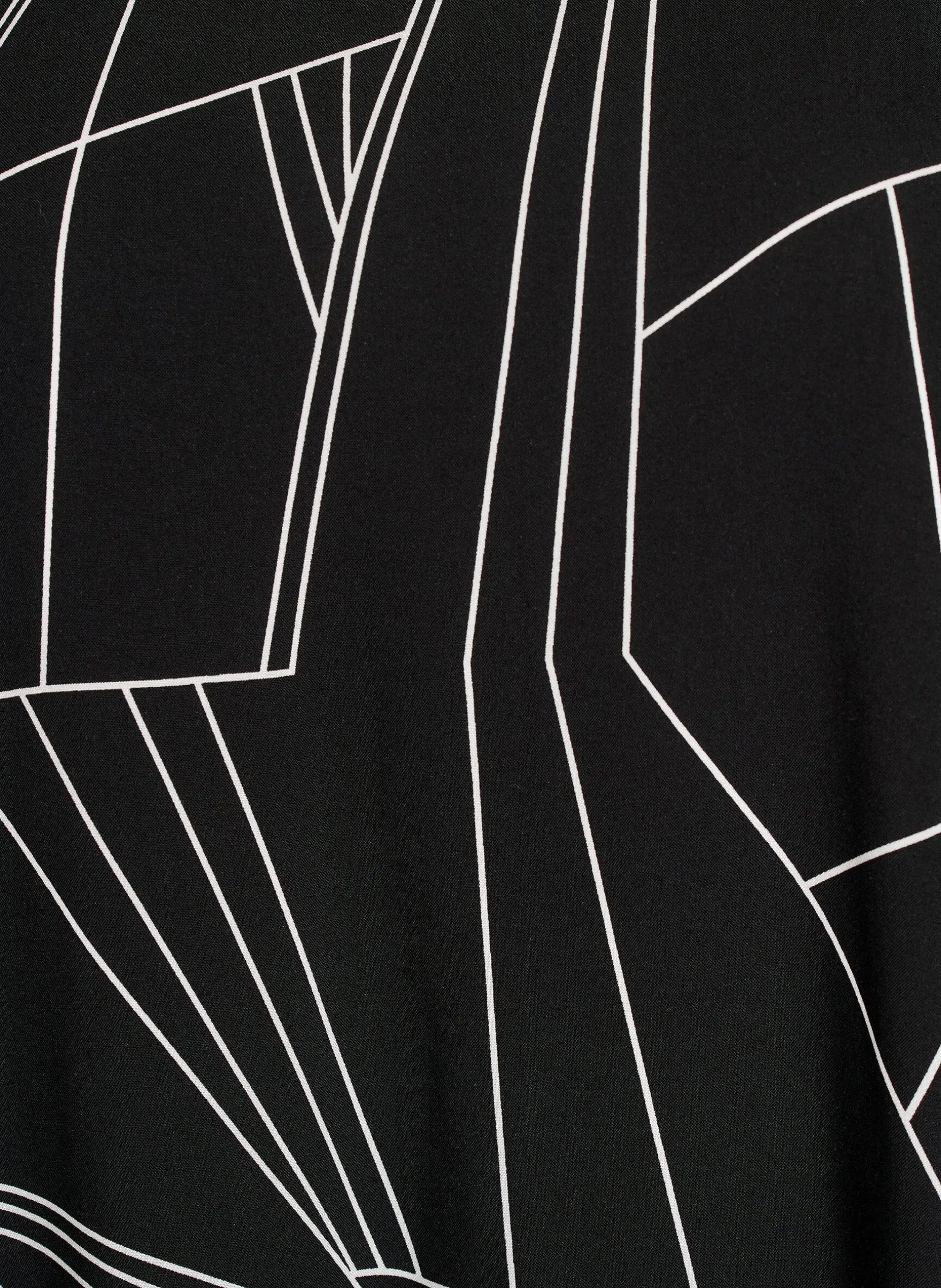FLASH - Kurzärmelige Bluse aus Viskose mit Print