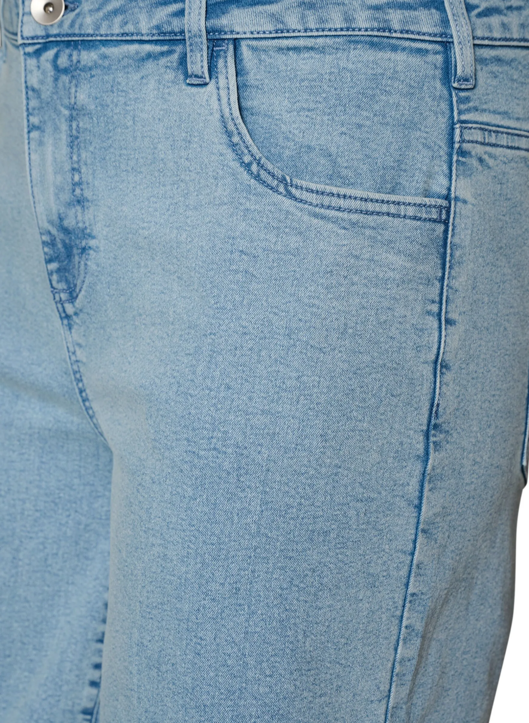 FLASH - Locker sitzende Jeansshorts mit hoher Taille