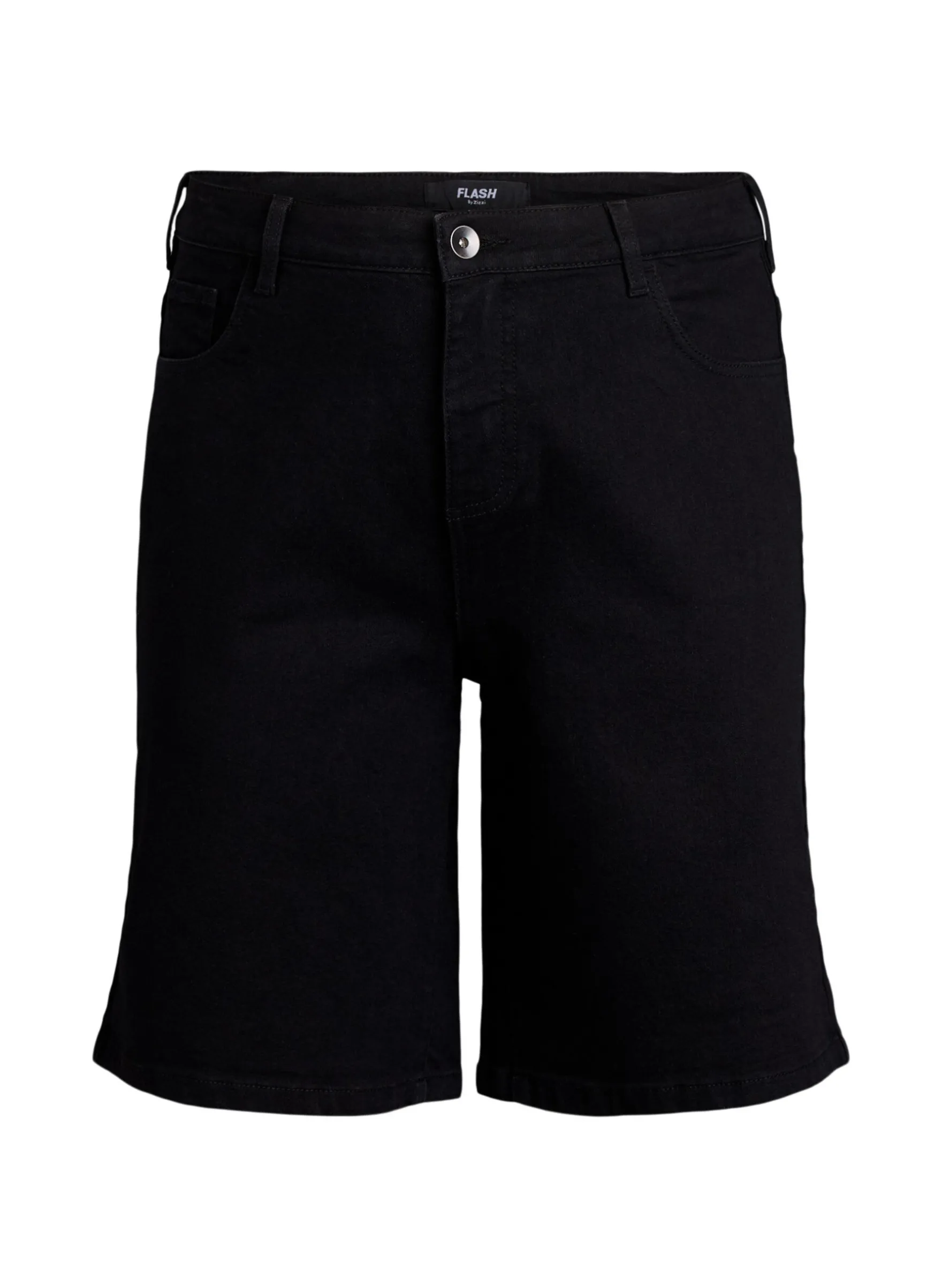 FLASH - Locker sitzende Jeansshorts mit hoher Taille