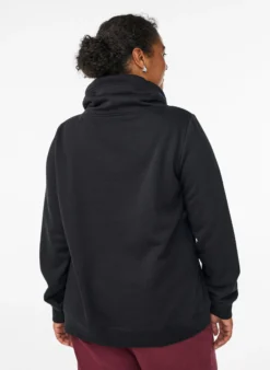 FLASH - Sweatshirt mit Stehkragen und Taschen