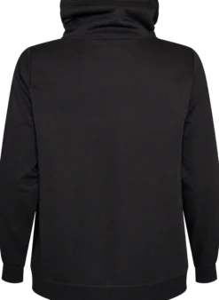 FLASH - Sweatshirt mit Stehkragen und Taschen