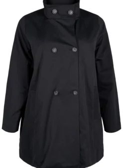 Frühlingsjacke aus wasserabweisendem Material mit A-Linie