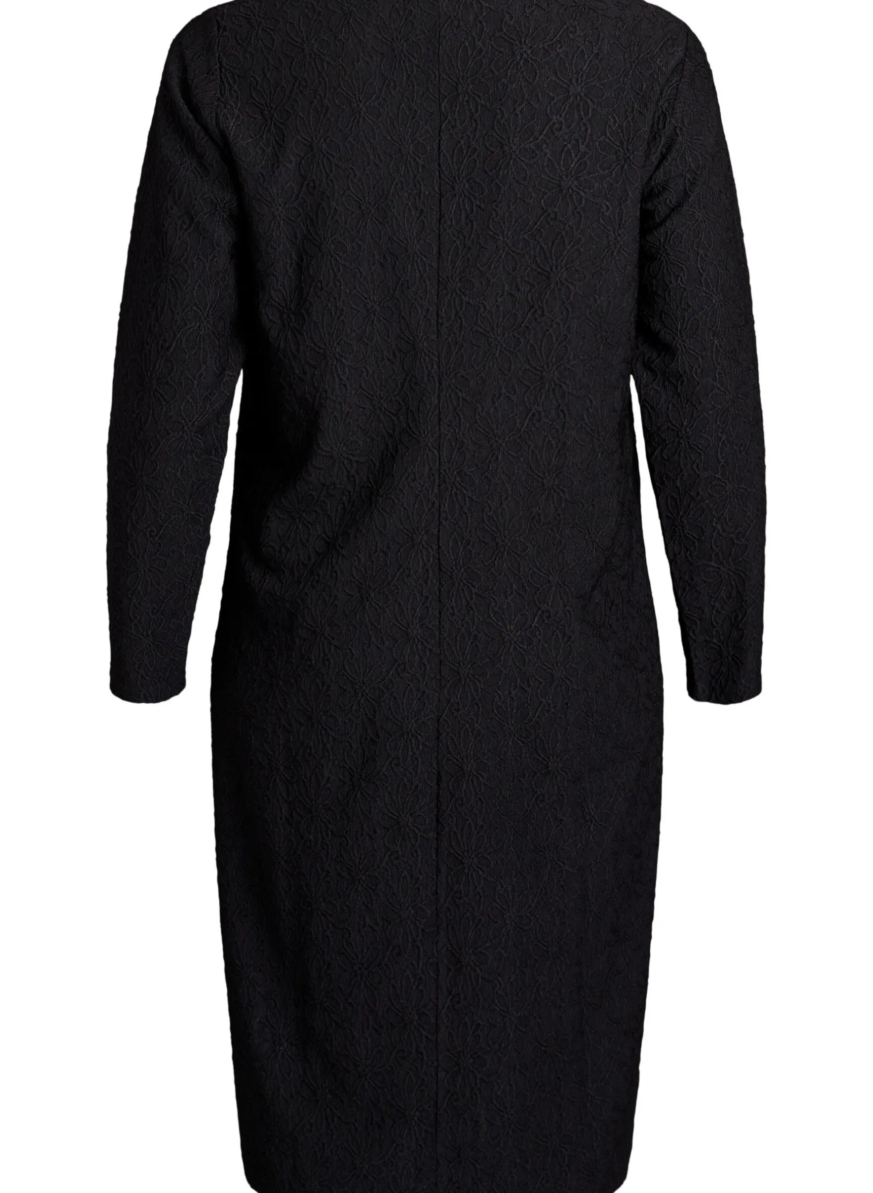 Geblümtes Kleid mit Muster und langen Ärmeln