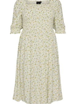 Geblümtes Sommerkleid aus Viskose