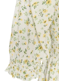Geblümtes Sommerkleid aus Viskose