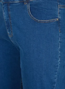 Gekürzte Vera Jeans mit geradem Bein