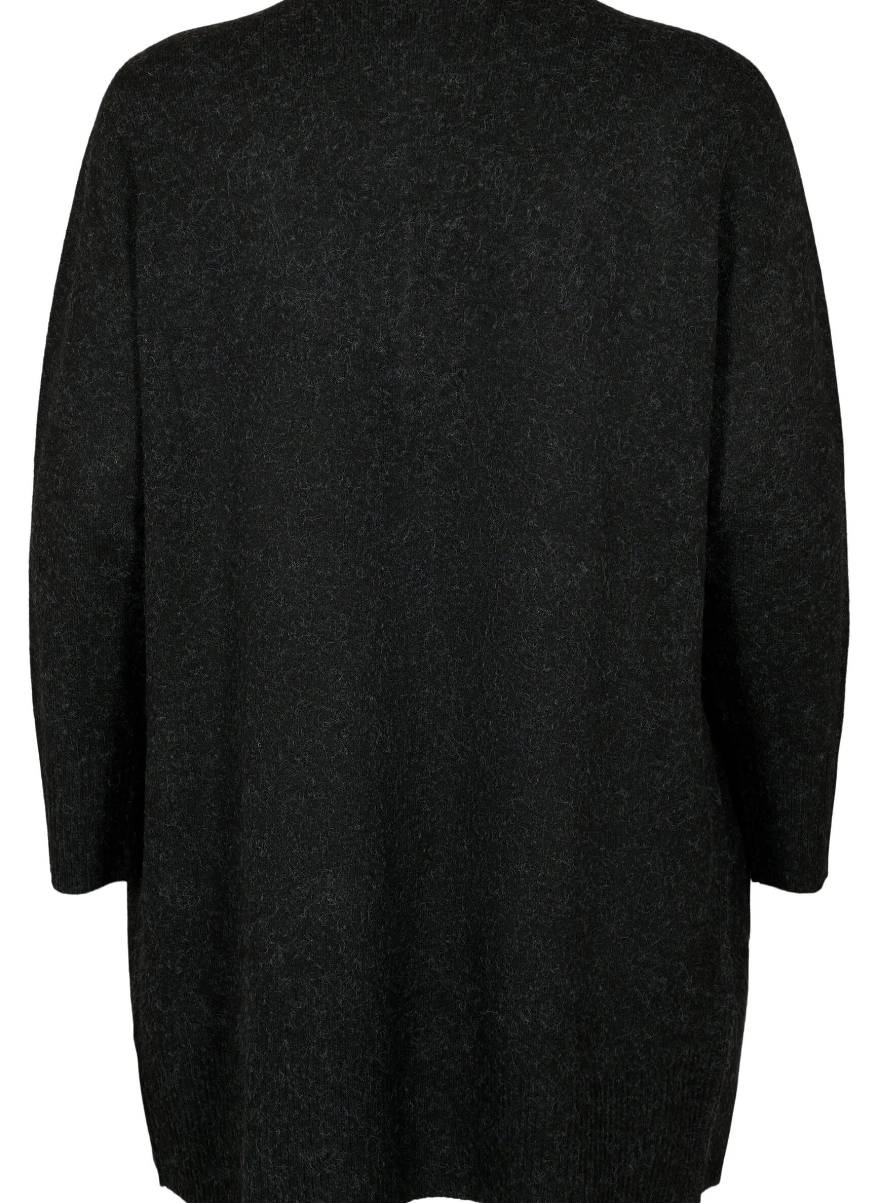 Gemusterter Strickcardigan mit Taschen