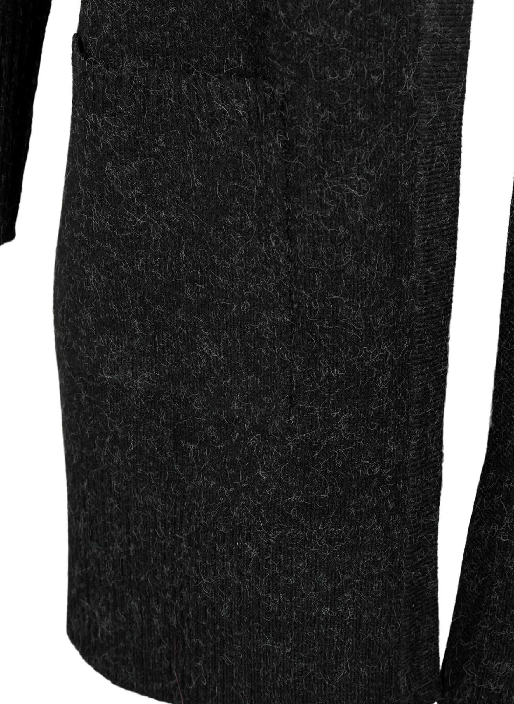 Gemusterter Strickcardigan mit Taschen