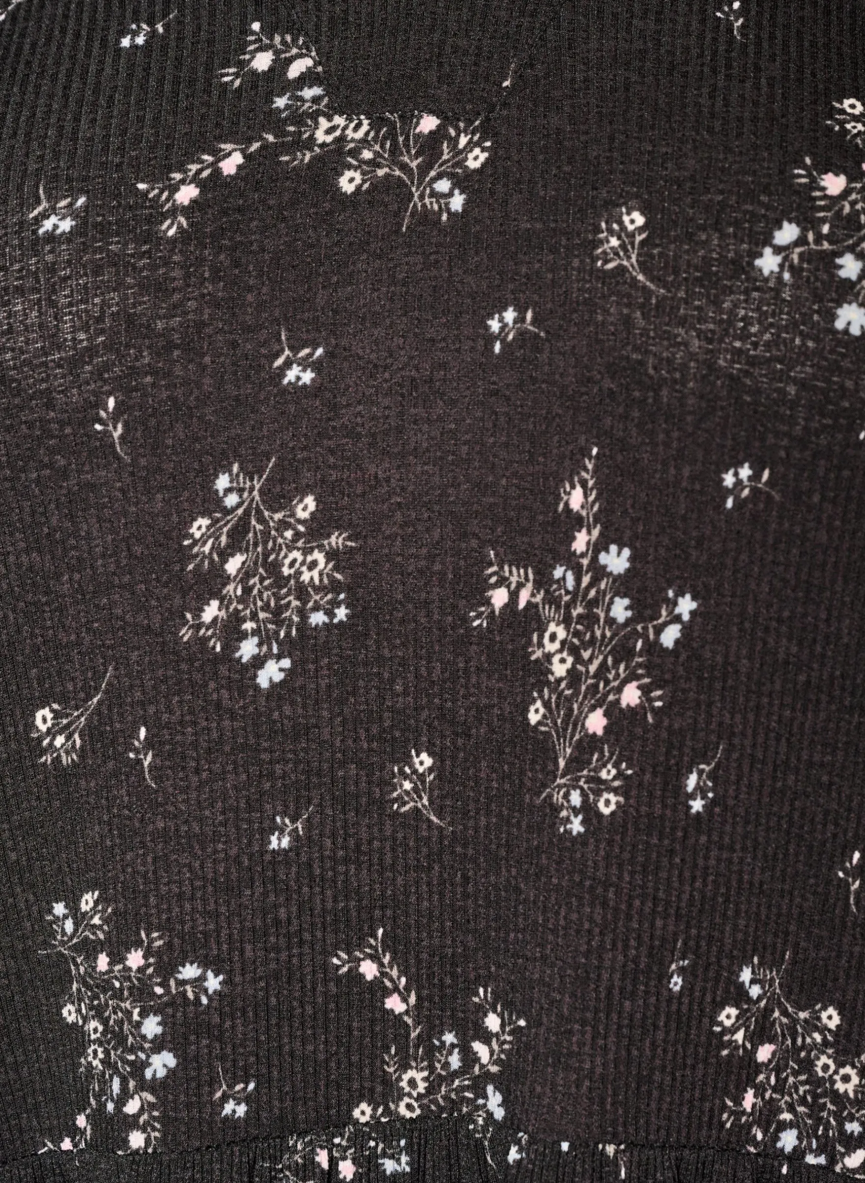 Gemustertes Kleid mit Einsätzen