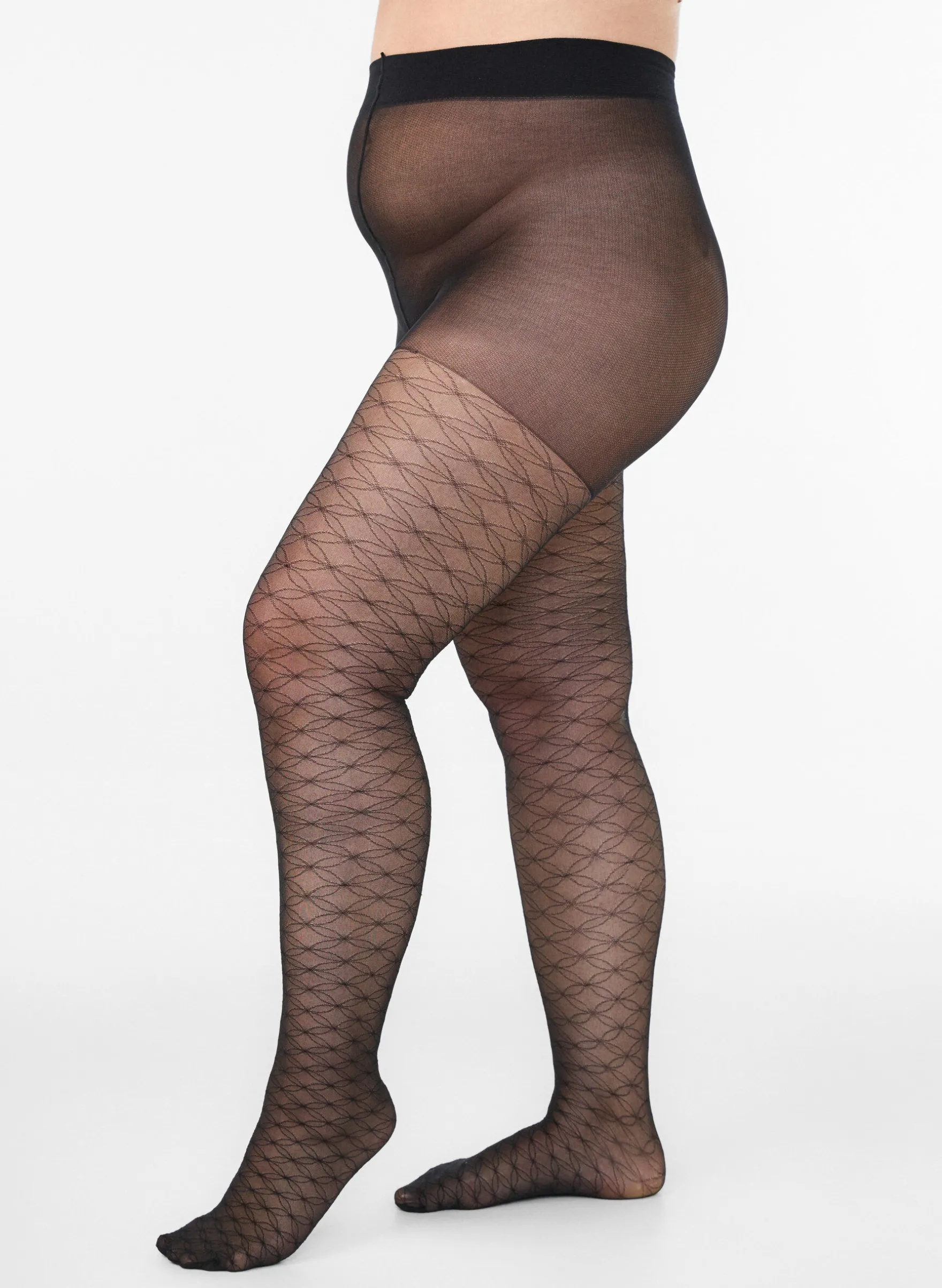Gemusterte Strumpfhose 25 den