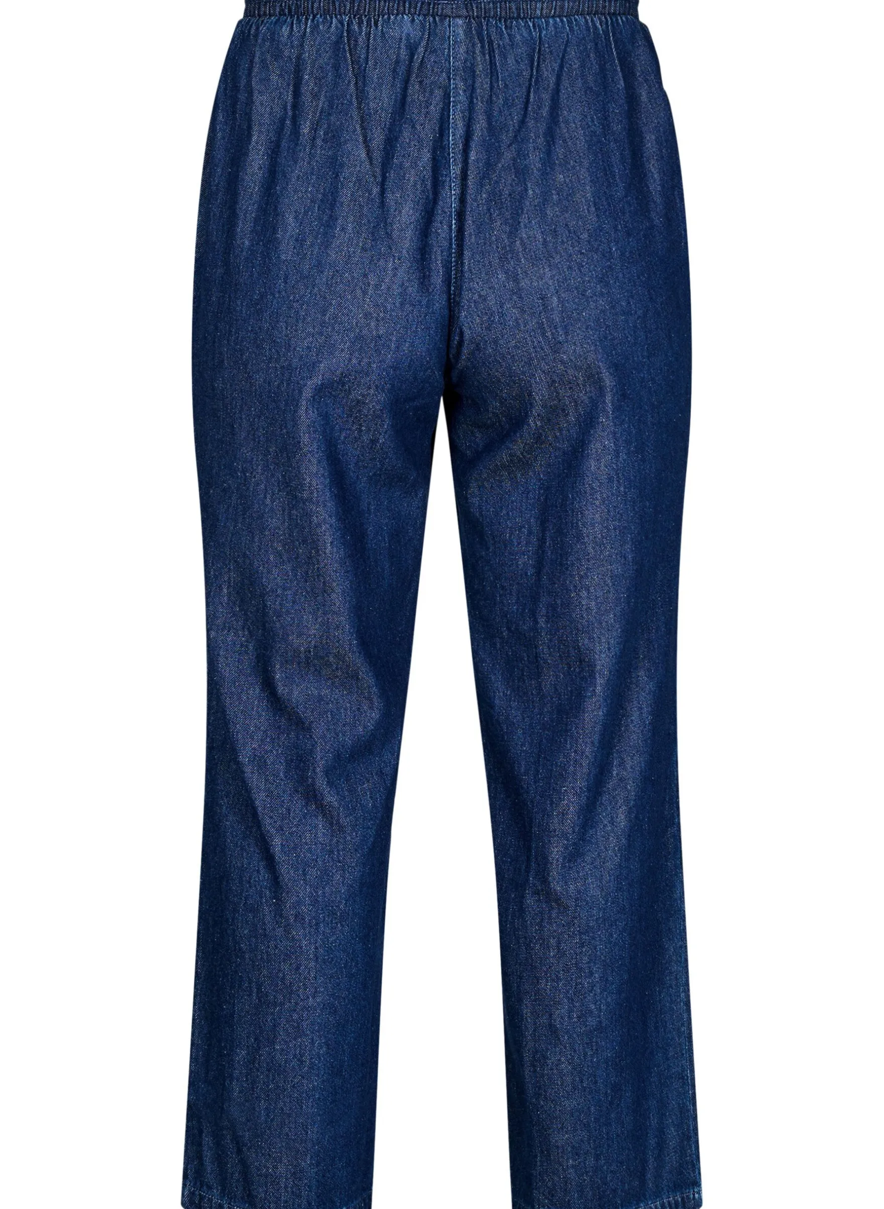 Gerade geschnittene Jeans mit elastischem Bund