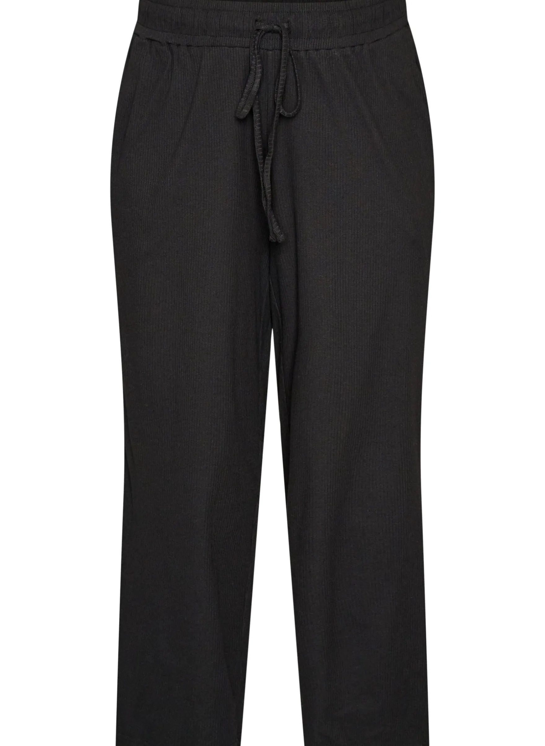 Gerippte Pyjamahose mit geraden Beinen