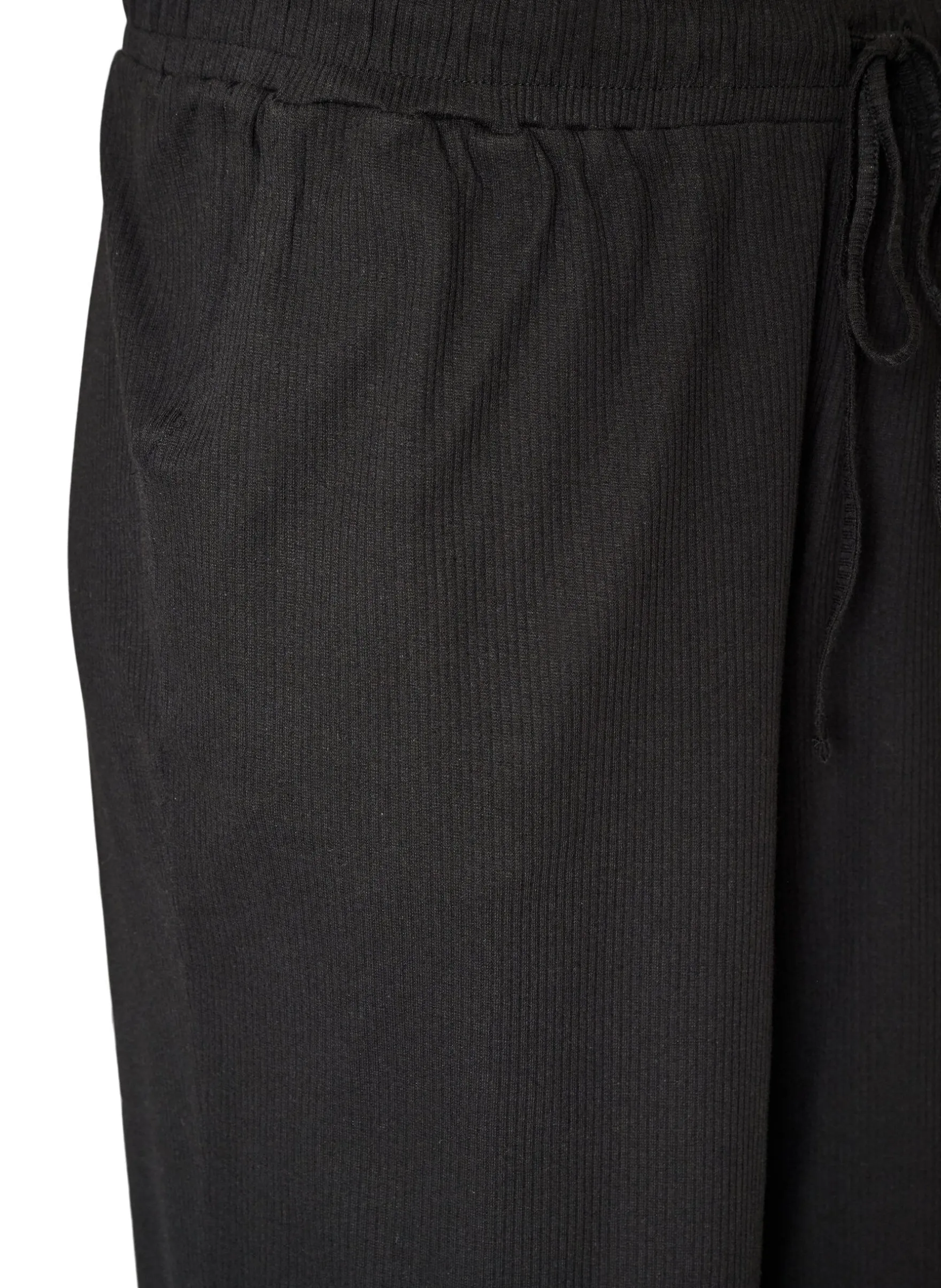 Gerippte Pyjamahose mit geraden Beinen