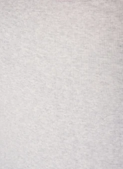 Geripptes Top mit Spitzen