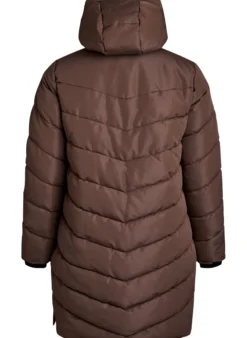 Gesteppter Wintermantel mit Kapuze