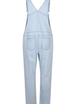 Gestreifte Jeans-Latzhosen