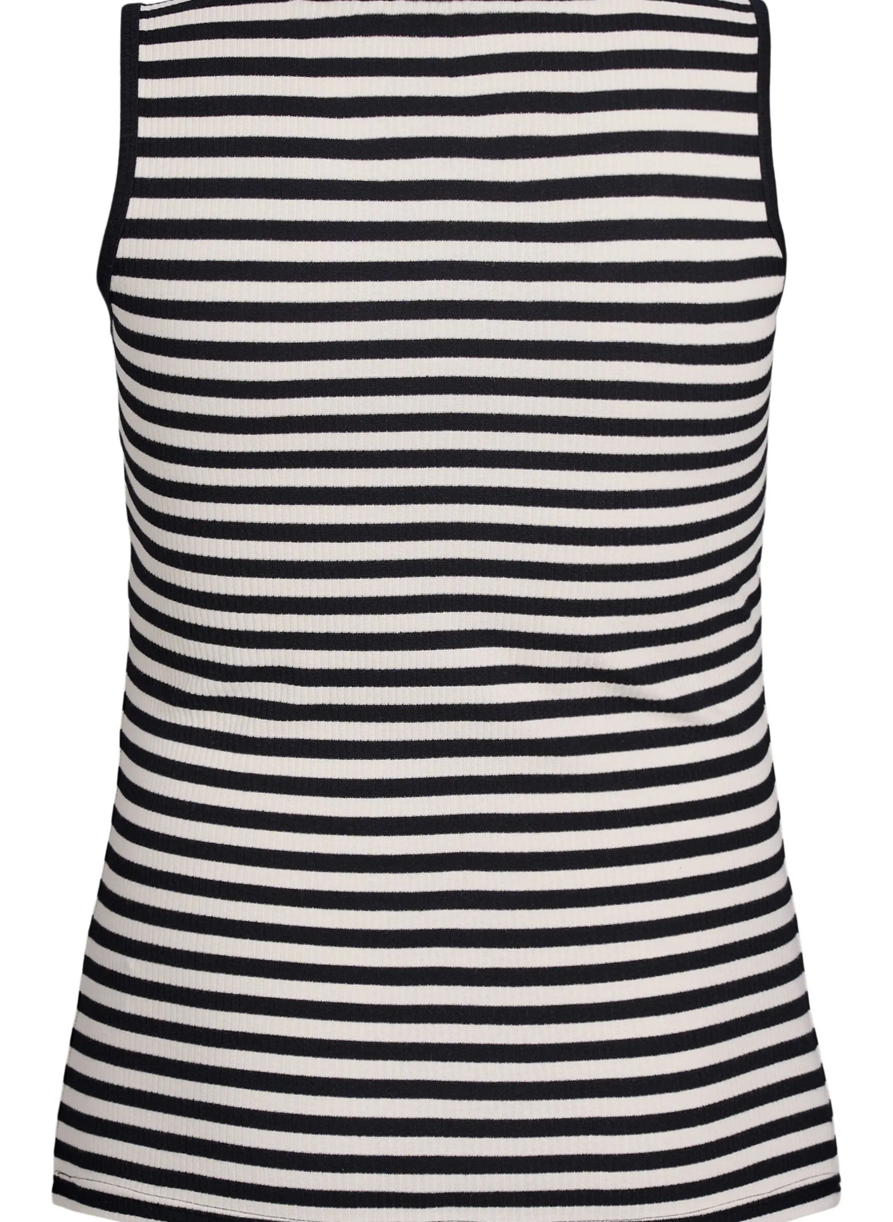 Gestreiftes Tanktop mit Rippenstruktur