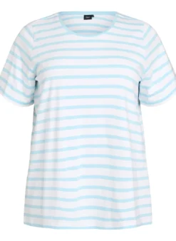 Gestreiftes T-Shirt aus Bio-Baumwolle
