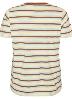 Gestreiftes T-Shirt aus Bio-Baumwolle