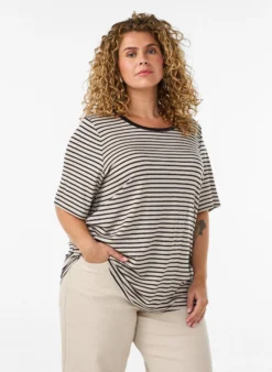 Gestreiftes T-Shirt aus TENCEL™ Lyocell
