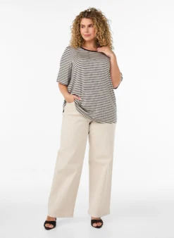 Gestreiftes T-Shirt aus TENCEL™ Lyocell