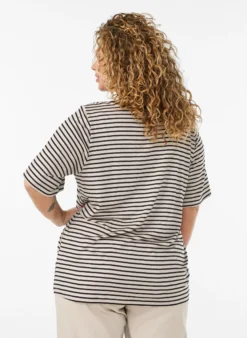Gestreiftes T-Shirt aus TENCEL™ Lyocell