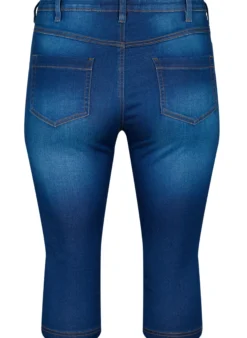 Hoch taillierte Amy Capri Jeans mit Super Slim Fit