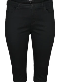 Hoch taillierte Amy Capri Jeans mit Super Slim Fit