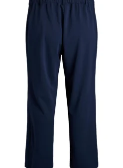 Hoch taillierte Hose mit Gürtel und goldener Schnalle