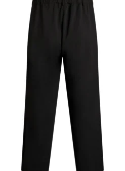 Hoch taillierte Hose mit Gürtel und goldener Schnalle
