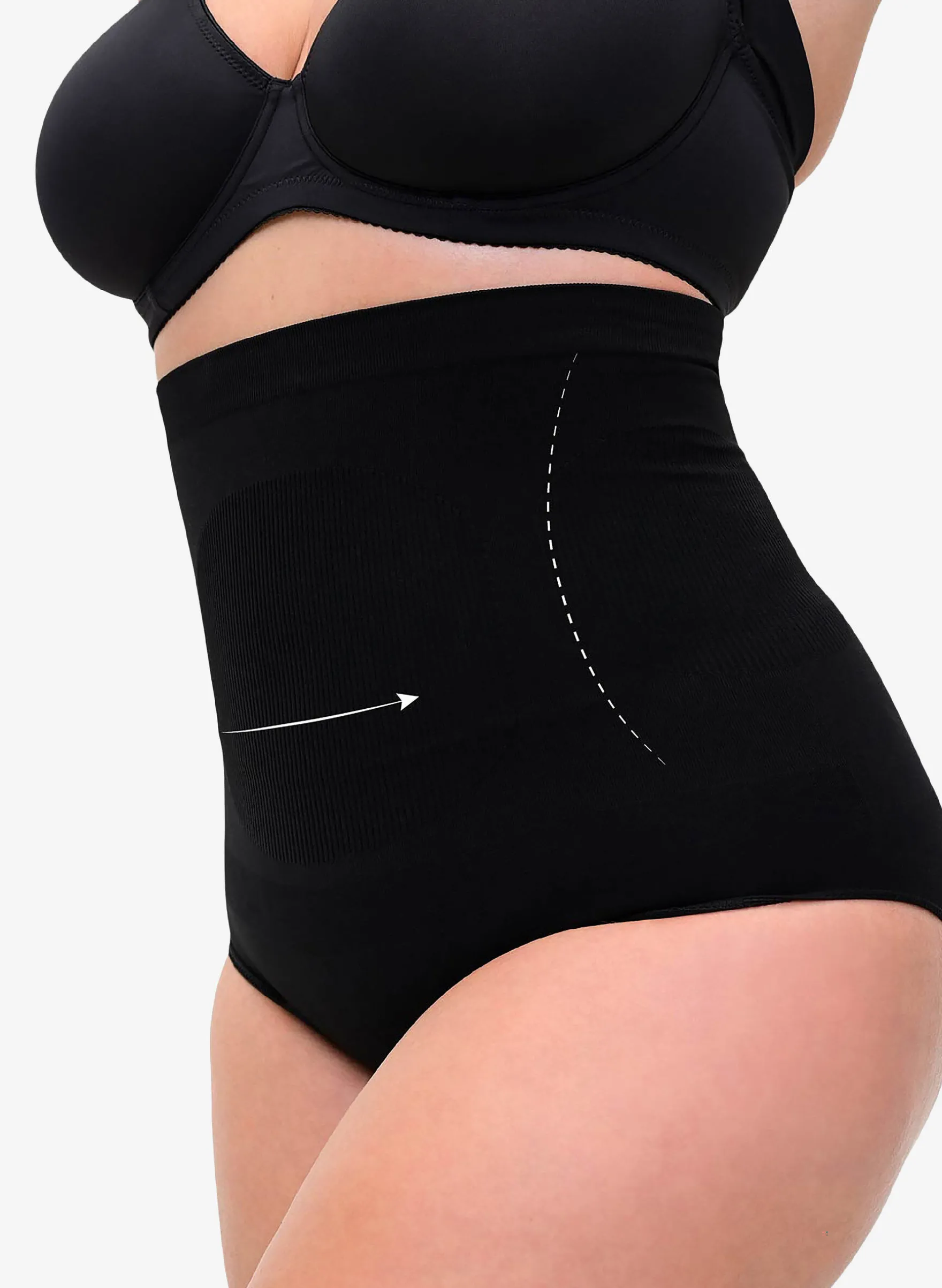 Hochtaillierter Shapewear Slip