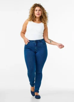Hochtaillierte Super Slim Amy Jeans