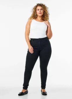 Hochtaillierte Super Slim Amy Jeans