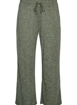Hose aus Jersey mit weitem Bein und Taschen