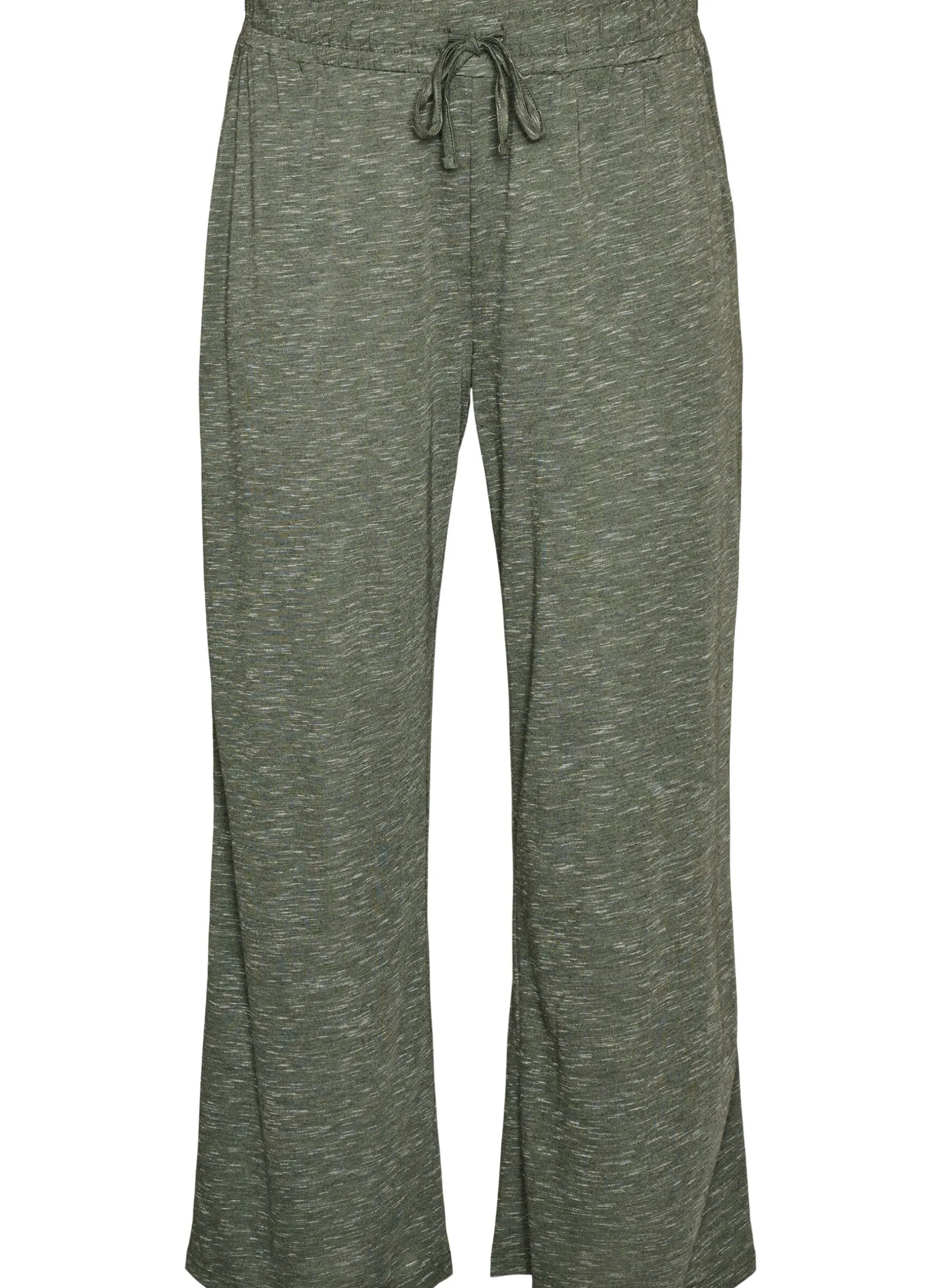 Hose aus Jersey mit weitem Bein und Taschen