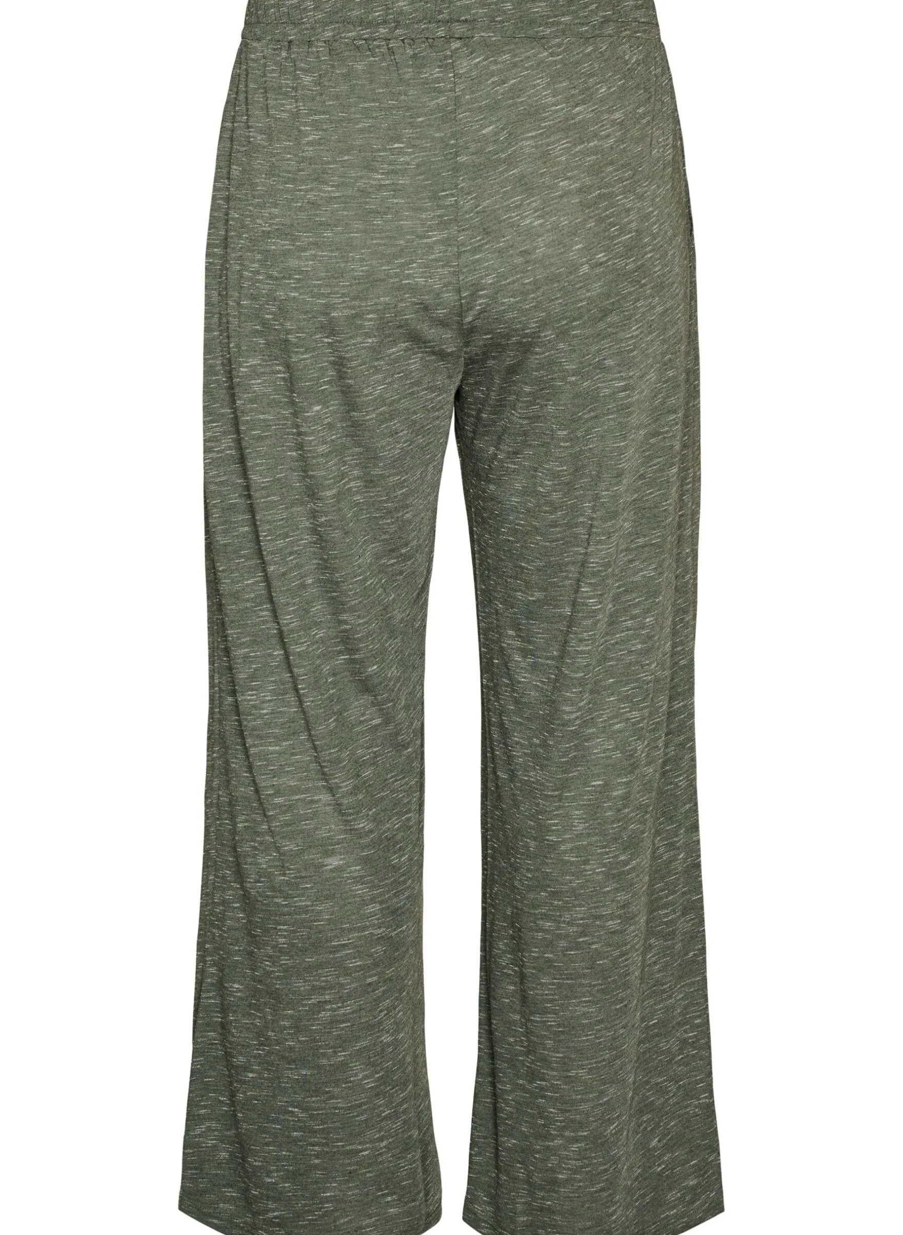 Hose aus Jersey mit weitem Bein und Taschen
