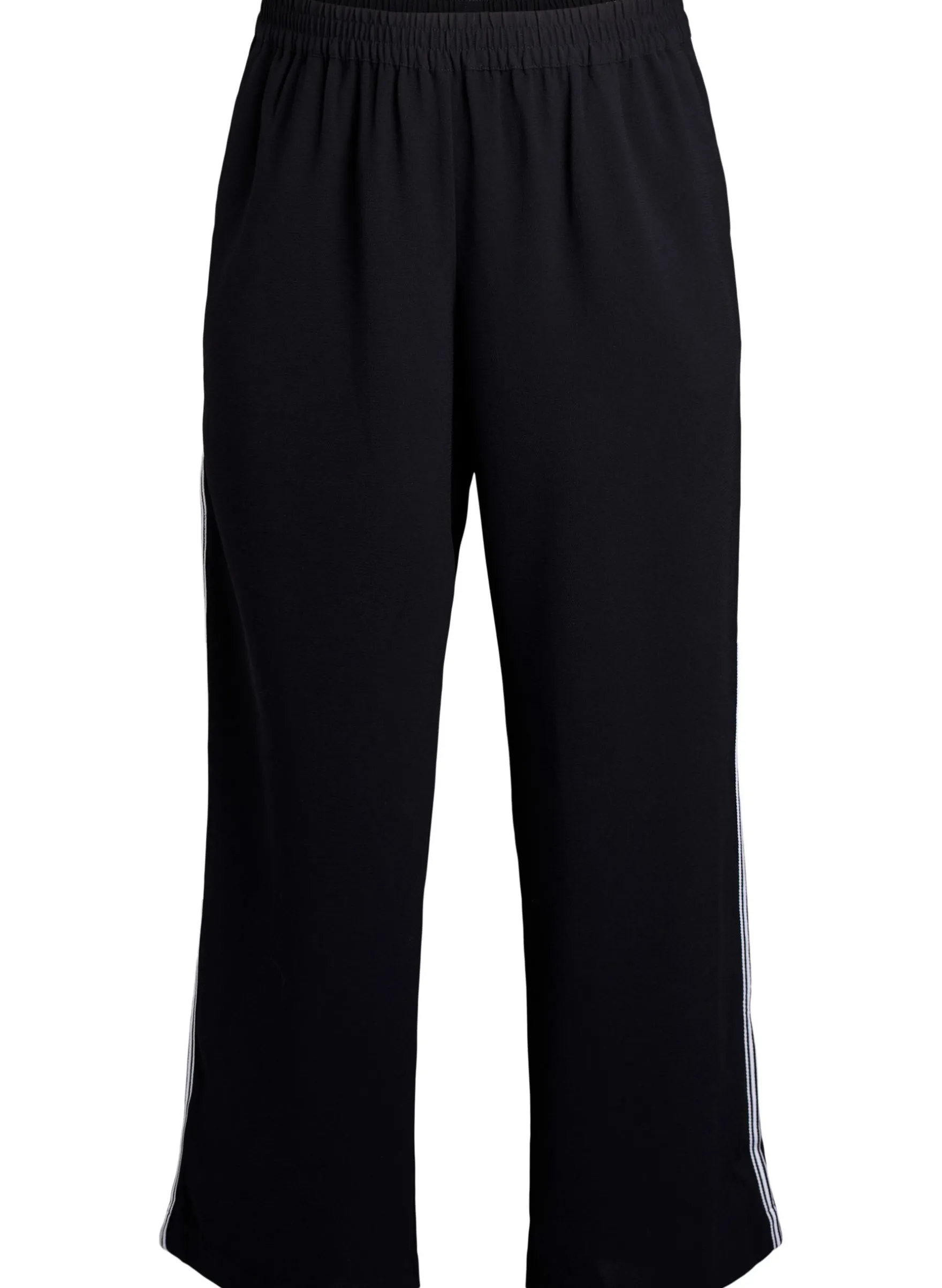 Hose mit geradem Bein und Streifendetails