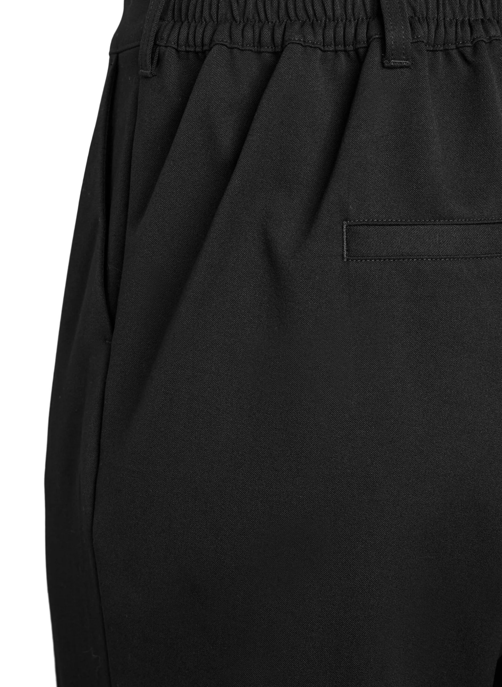 Hose mit hoher Taille und elastischem Bund hinten